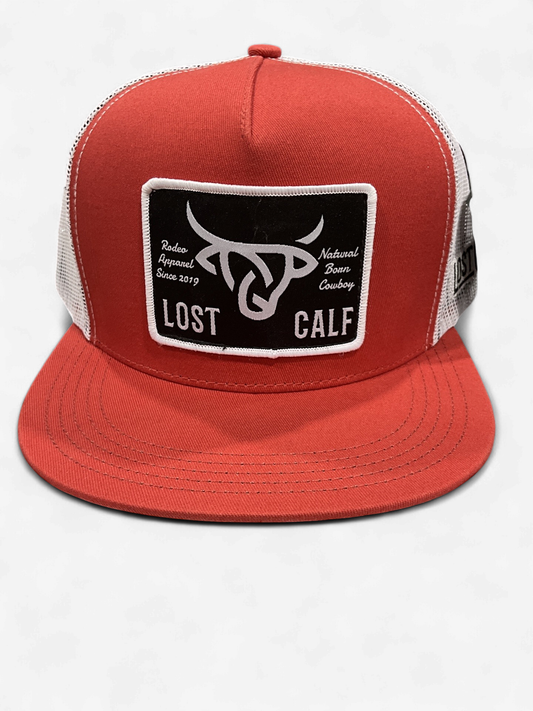 LOST CALF | RED BARN PLATE FLAT CAP