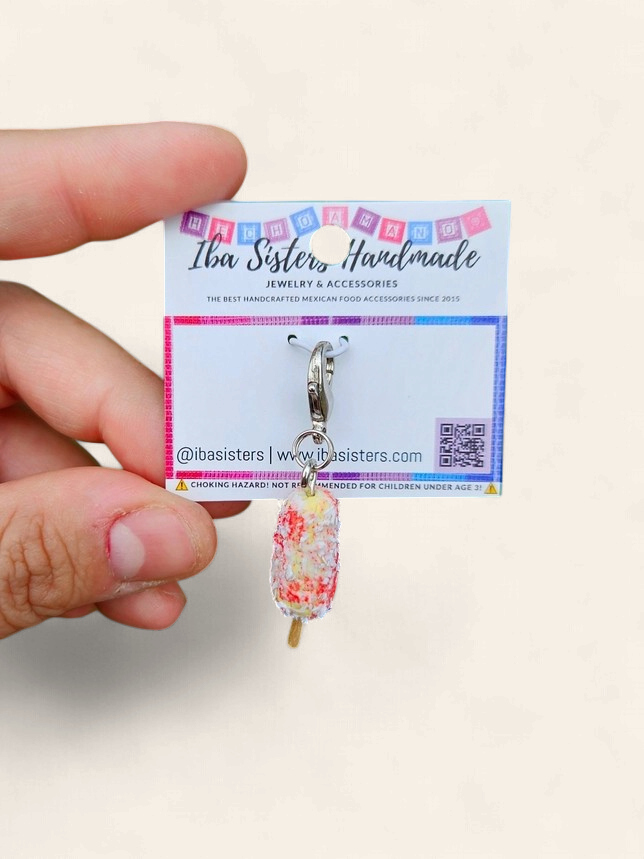 HANDMADE MEXICAN CHARM WITH LOBSTER CLASP