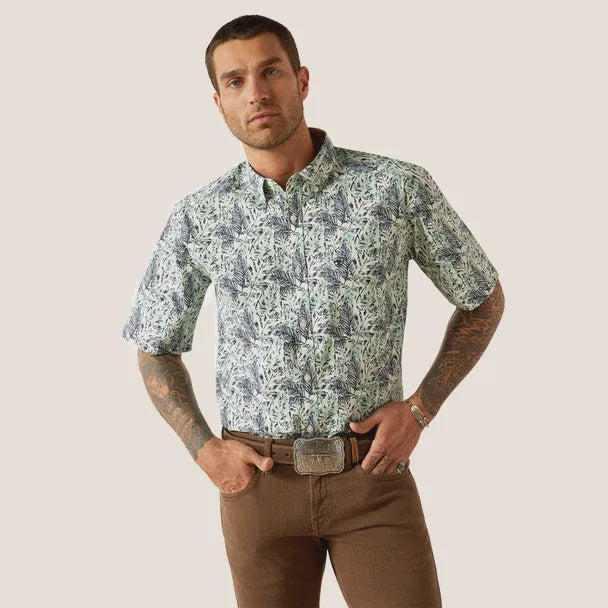 10054820 | ARIAT MEN'S MINT CYRUS CLASSIC FIT SS SHIRT