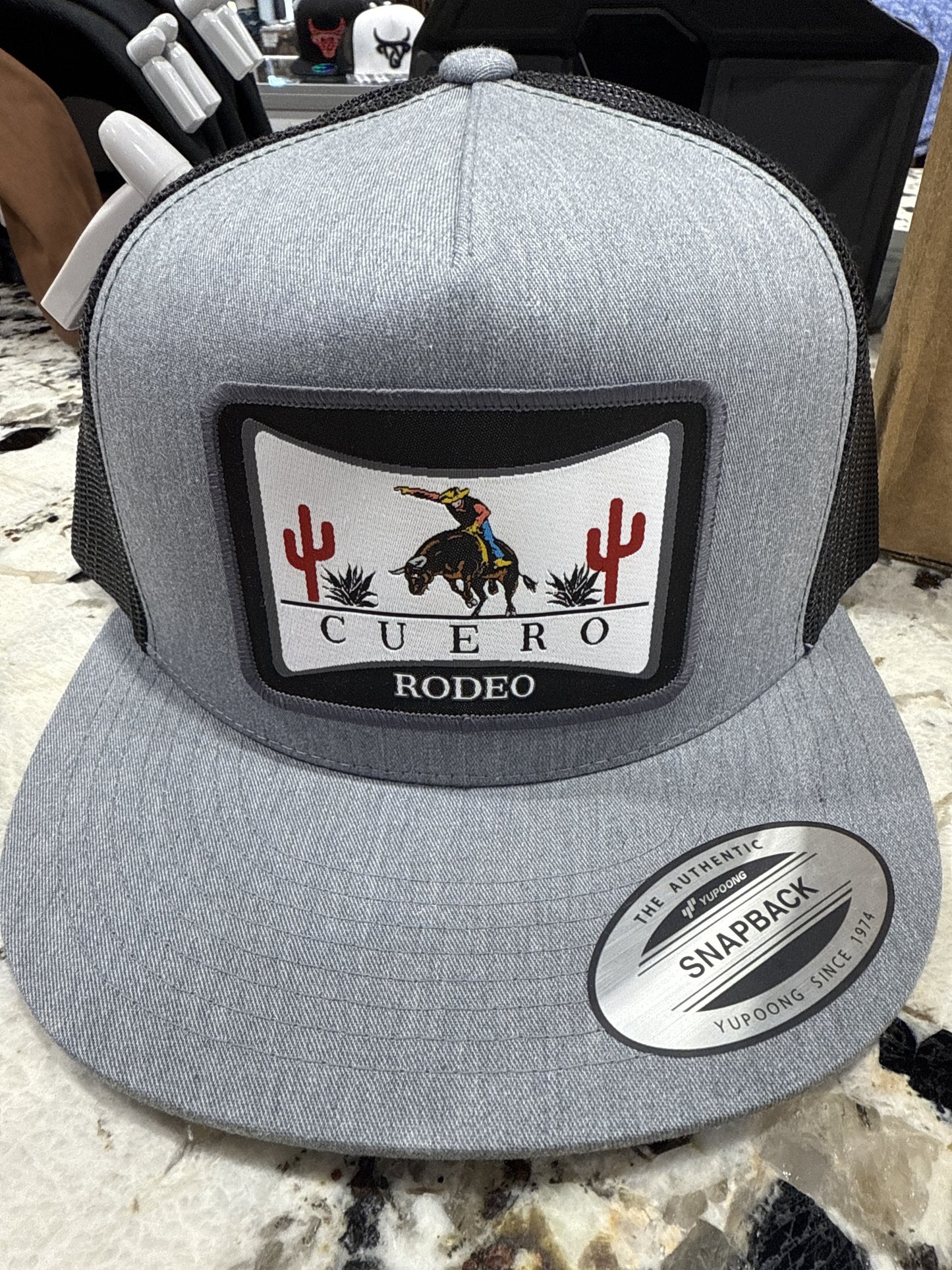 CUEROLINE RODEO GREY CAP