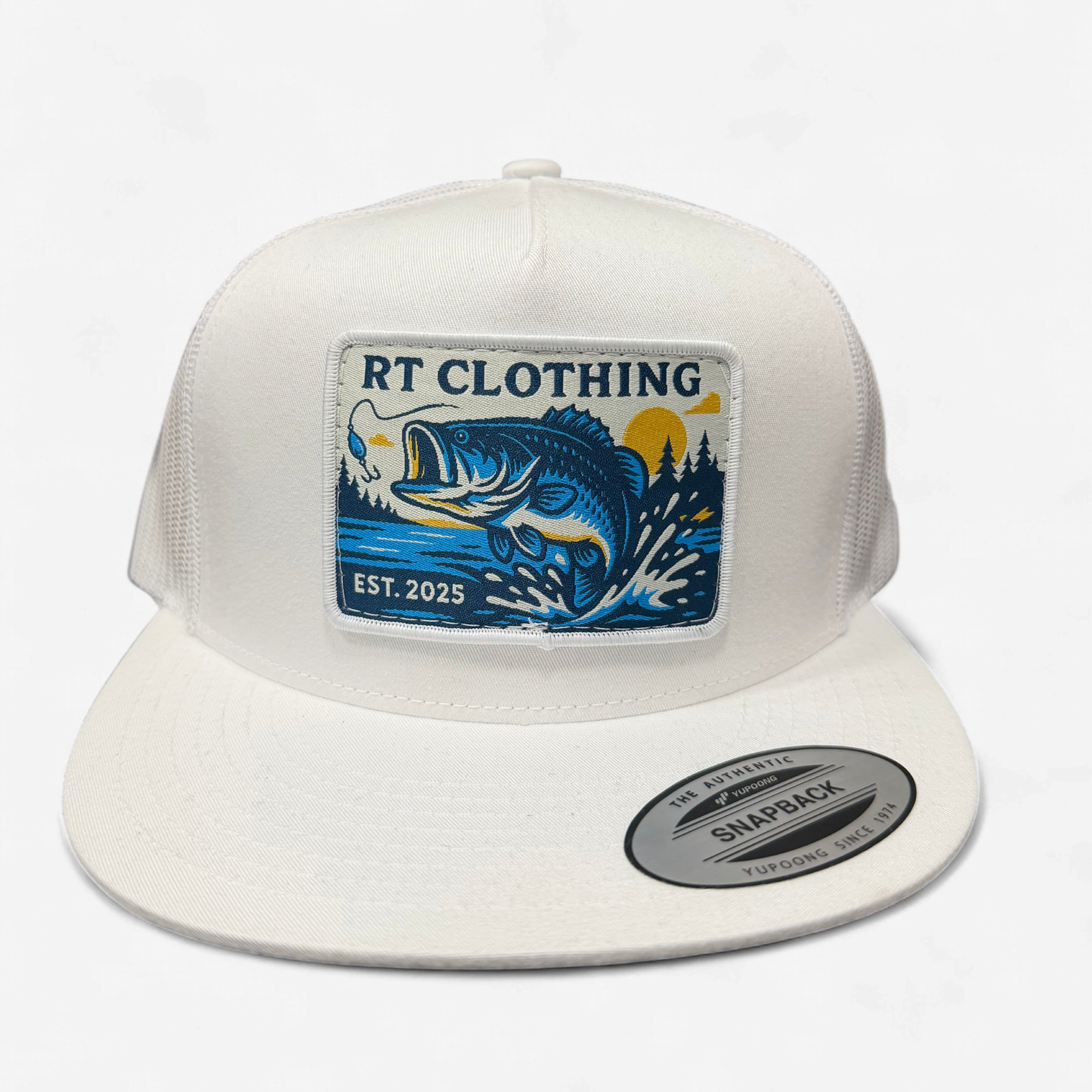 RED TORO WHITE/WHITE BLUE BASS CAP