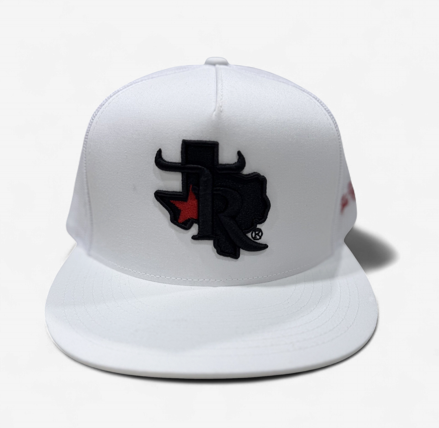 TEXAS RANCH STAR OUT CAP-WHITE/WHITE