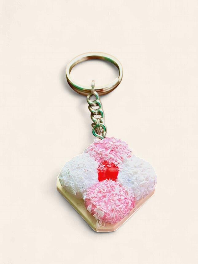 HANDMADE MEXICAN COOKIE KEYCHAIN