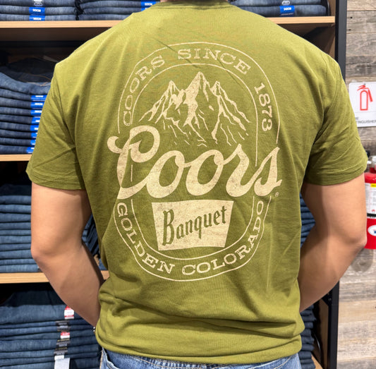 47-331-153 | MENS OLIVE COORS SINCE 1873 SS TEE