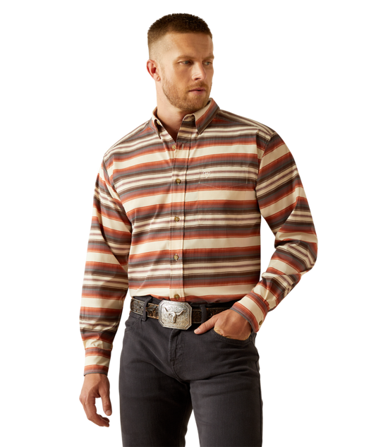 10054885 | ARIAT MEN'S 360 AIRFLOW CLASSIC FIT L/S SHIRT - SANDSHELL