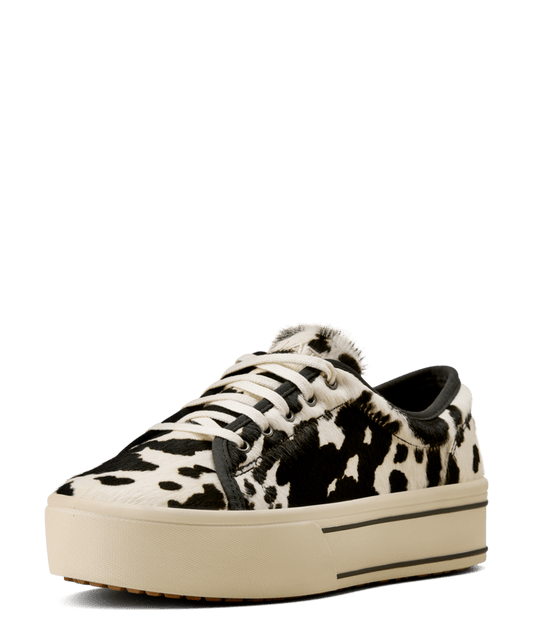 10080404 | ARIAT WOMENS SKYLAR SHOE - BLK/WHT HAIR ON