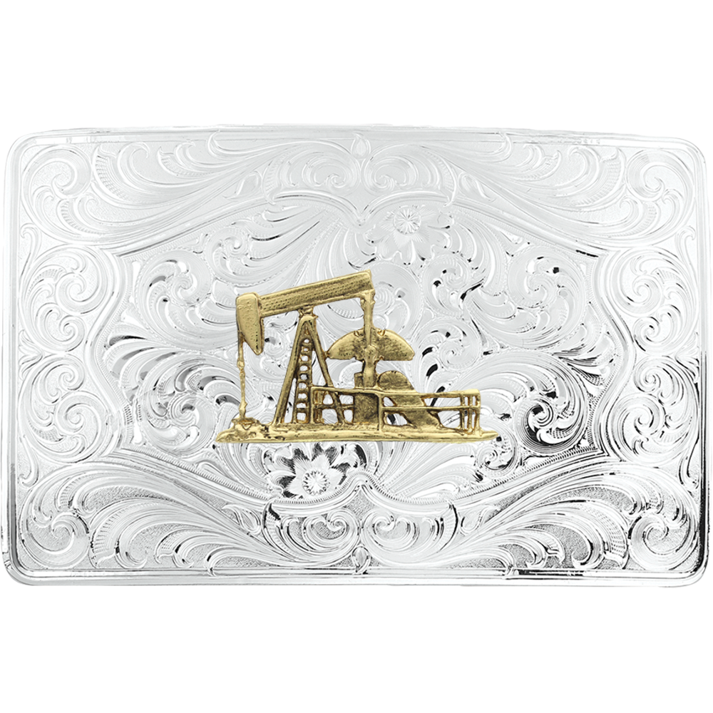 46510-548 | MONTANA SLIVERSMITHS PUMP JACK BUCKLE