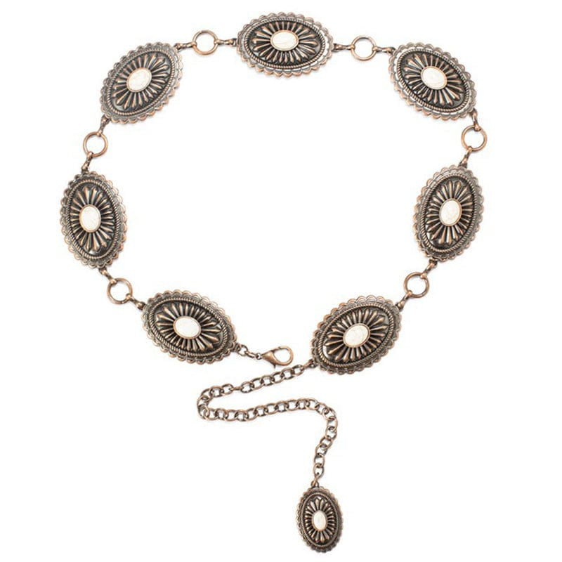 A15158216 ARIAT OVAL CONCHO CHAIN WOMEN'S