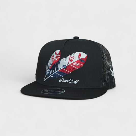 LOST CALF TEXAS TRIBE FLAT CAP