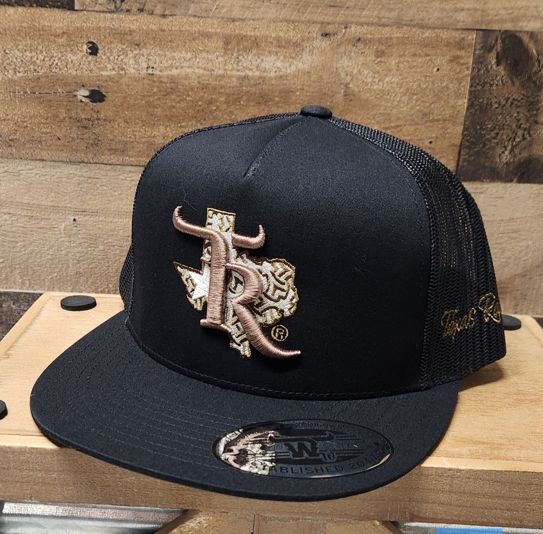 TEXAS RANCH KHAKI MAZE BLACK/BLACK CAP