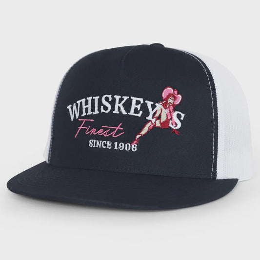 WHISKEY BENT THE 155 BLACK/WHITE CAP