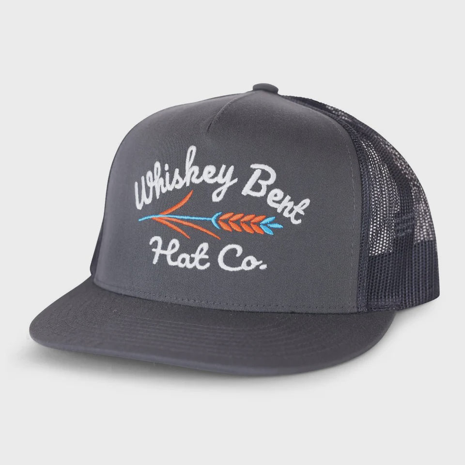 WHISKEY BENT TROUBADOUR CAP - CHARCOAL/BLACK