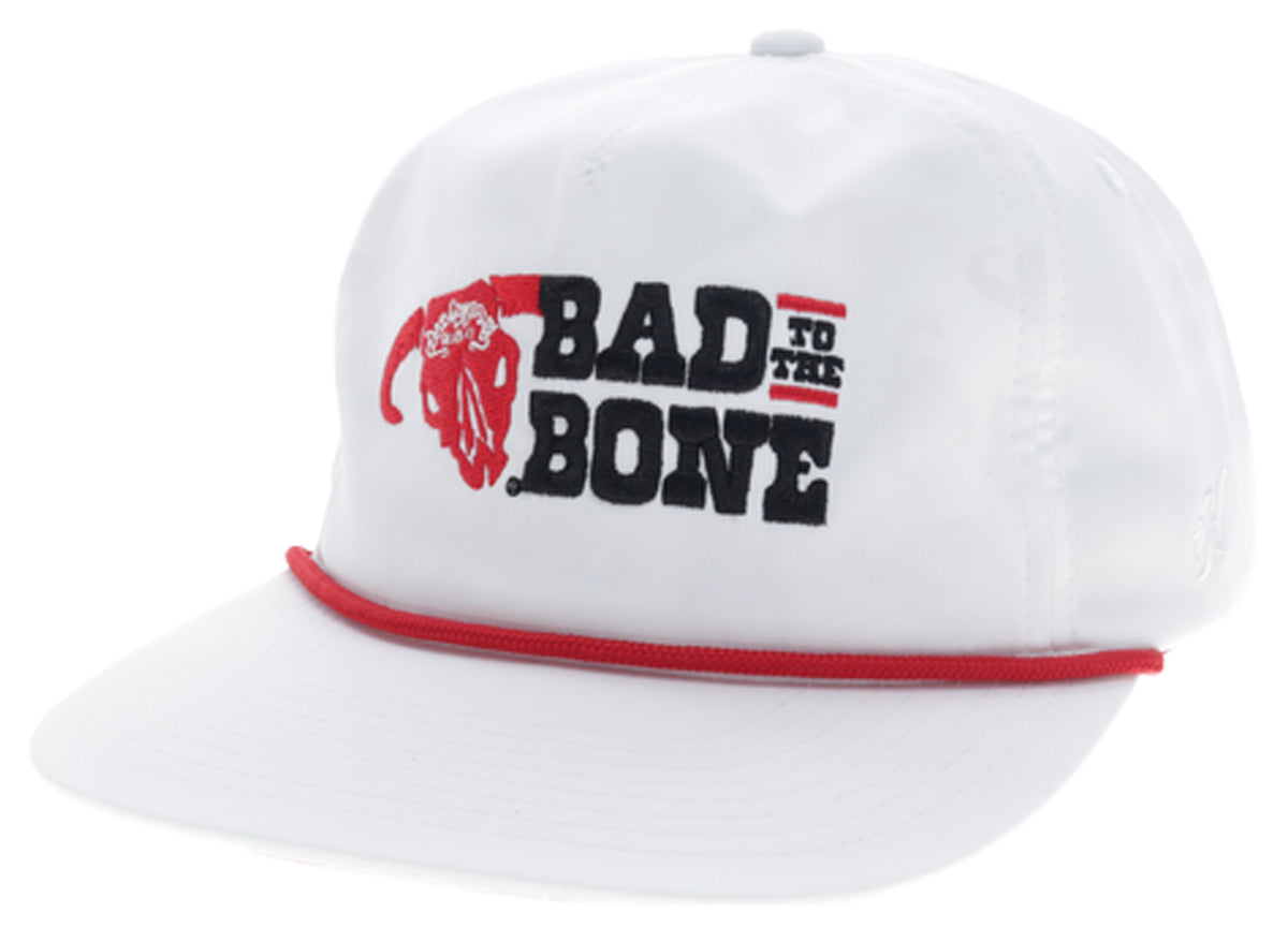BC2610T-BK | HOOEY BAD COMPANY RED/BLK BAD TO THE BONE CAP