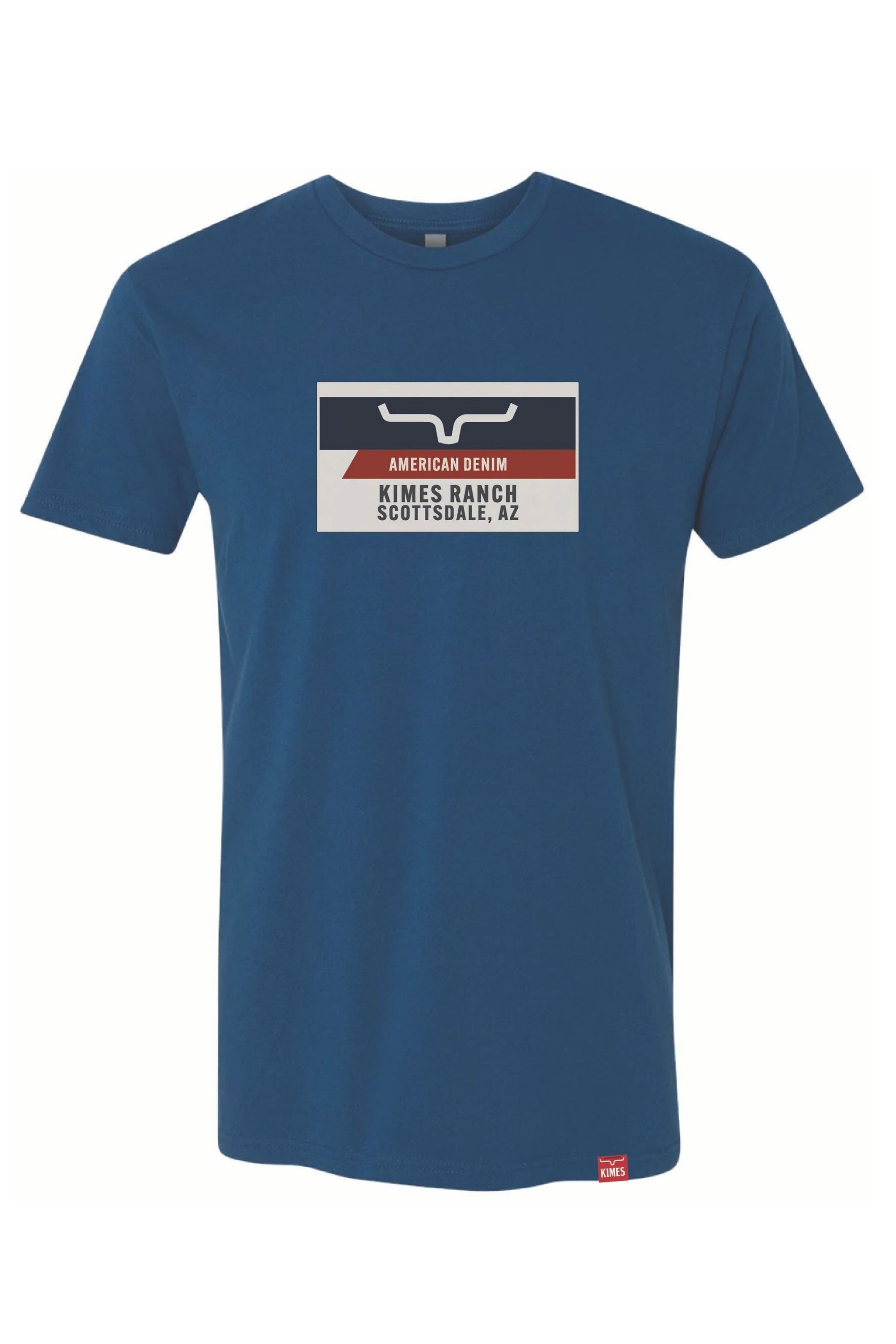 KIMES RANCH FEED STORE T-SHIRT - COOL BLUE