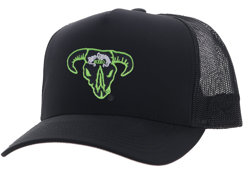 BC2609T-BKGR | HOOEY BAD COMPANY GRN/BLK SKULL CAP