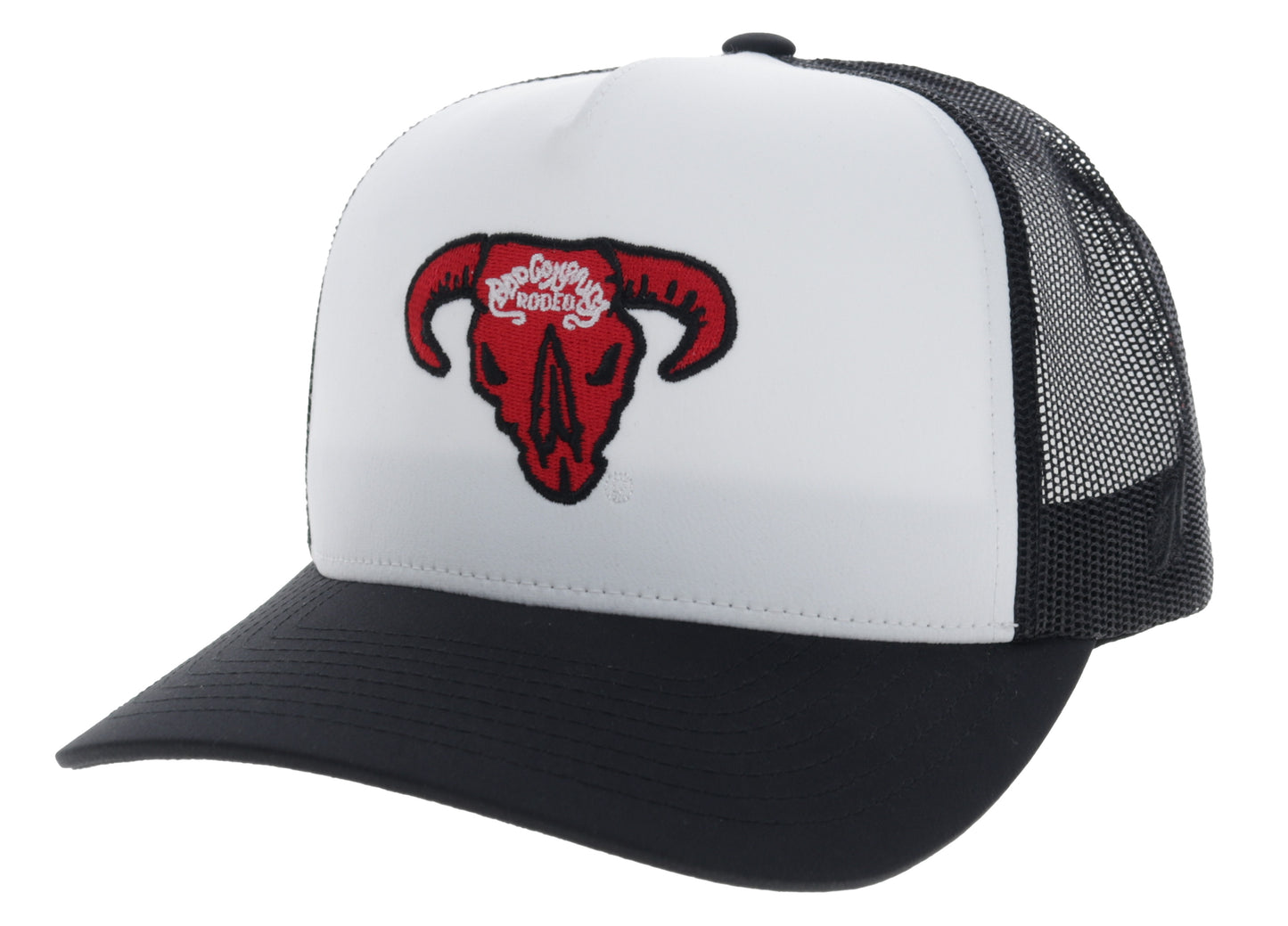 BC2609T-WHBK | HOOEY BAD COMPANY WHT SKULL CAP