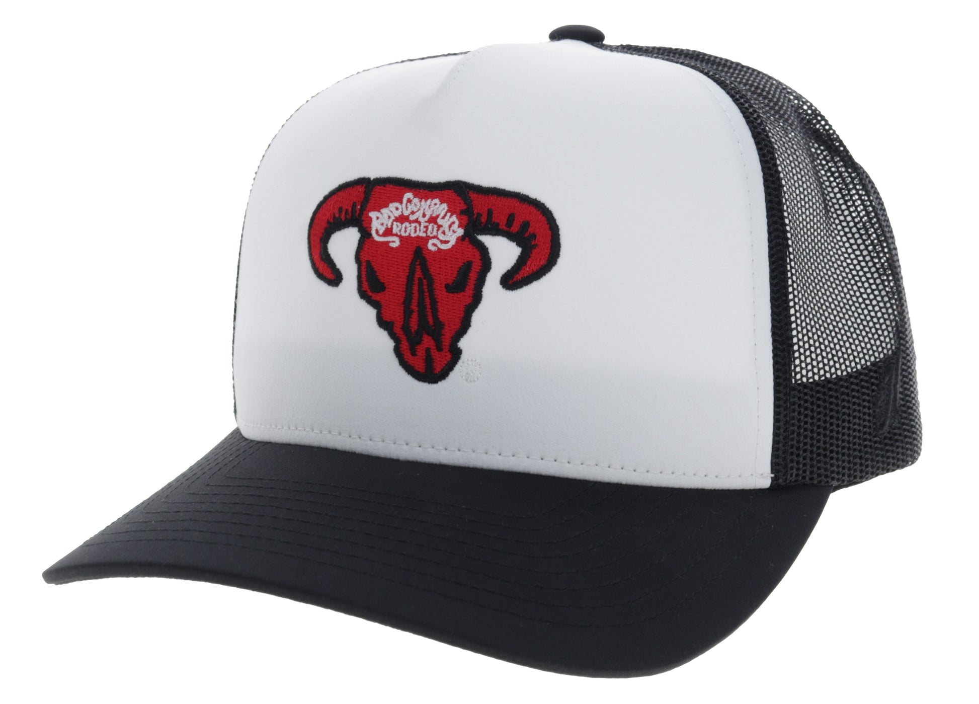 BC2609T-WHBK | HOOEY BAD COMPANY WHT SKULL CAP