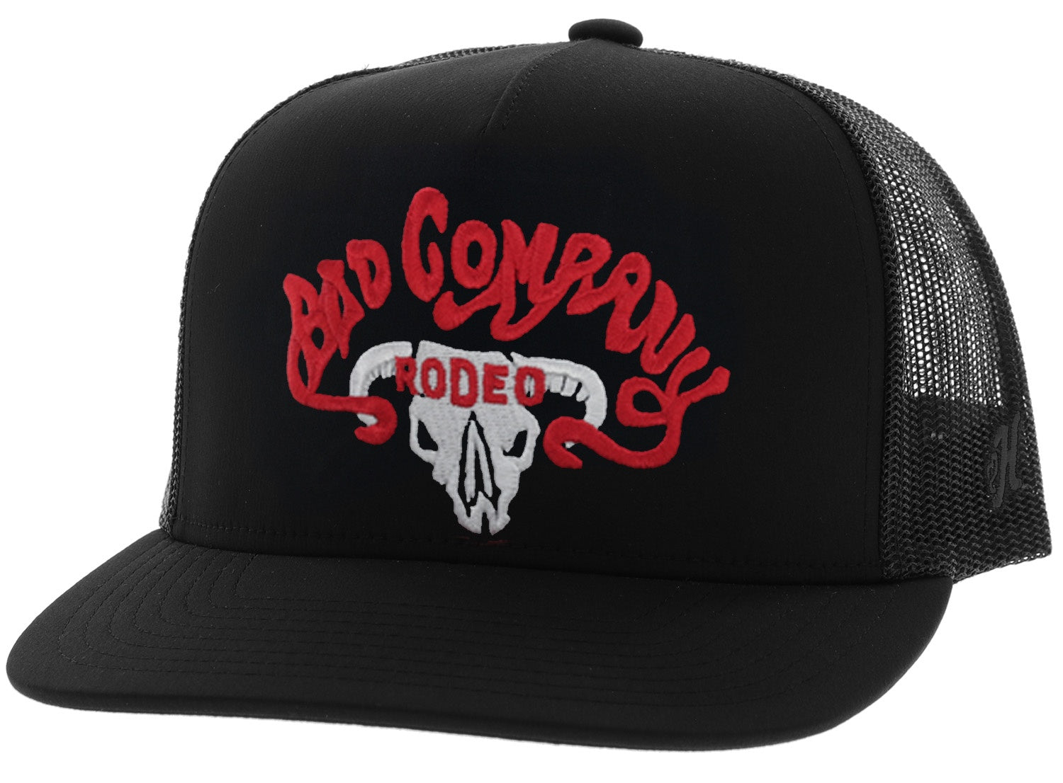 BC2618T-BK | HOOEY BAD COMPANY RED/WHT CAP