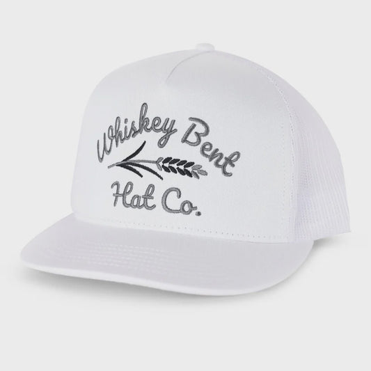 WHISKEY BENT WHITE LIGHTNING CAP - WHITE/WHITE